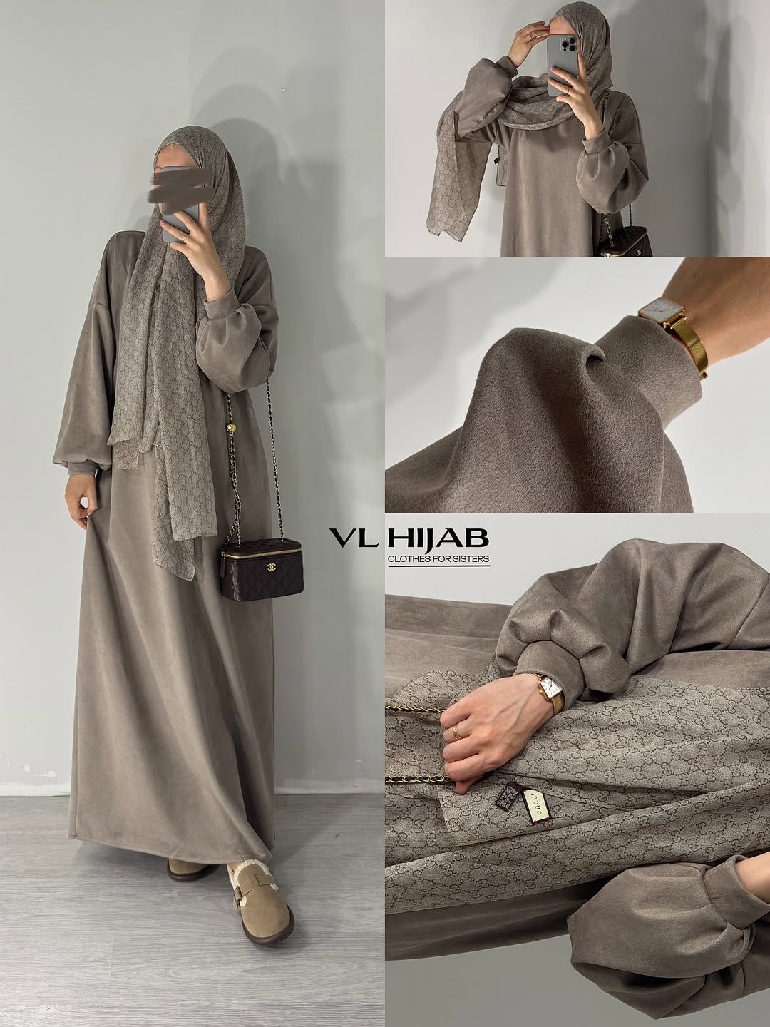 فستان عباية واسع