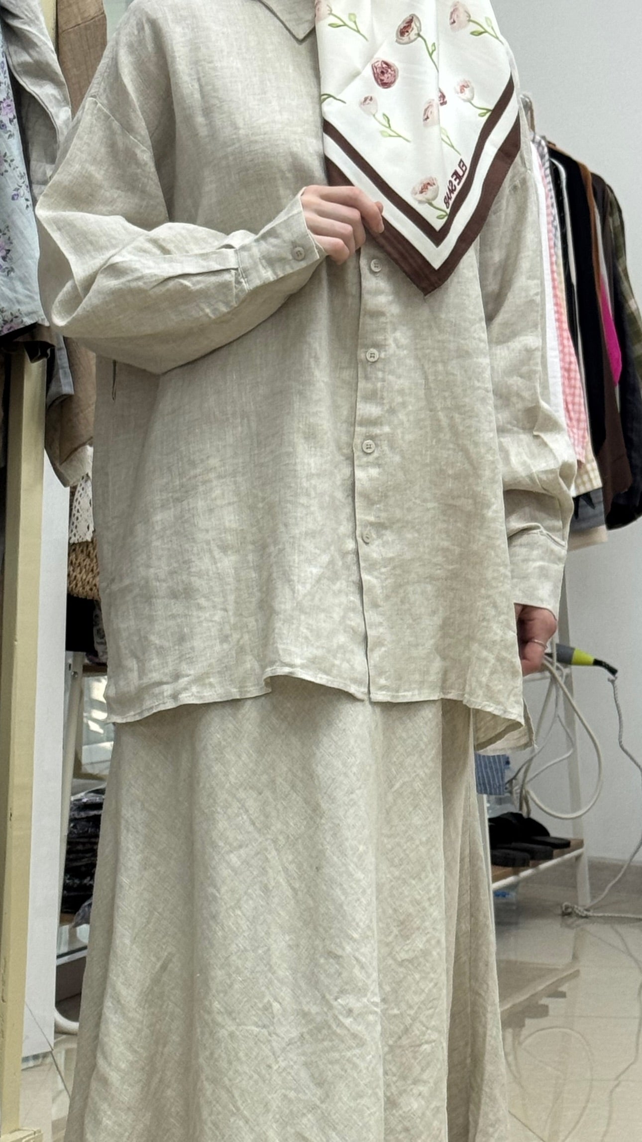 طقم نسائي واسع